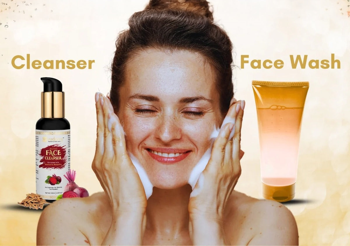Face Wash vs. Cleanser: Understanding the Profound Difference in Skincare Rituals with Vedaxry