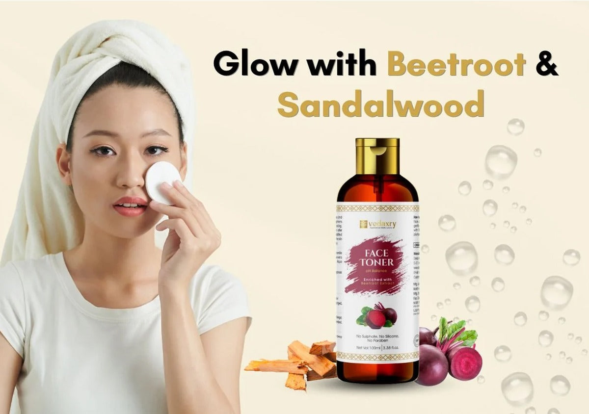 A Refreshing Tale of Glow: Vedaxry Beetroot & Sandalwood Face Toner