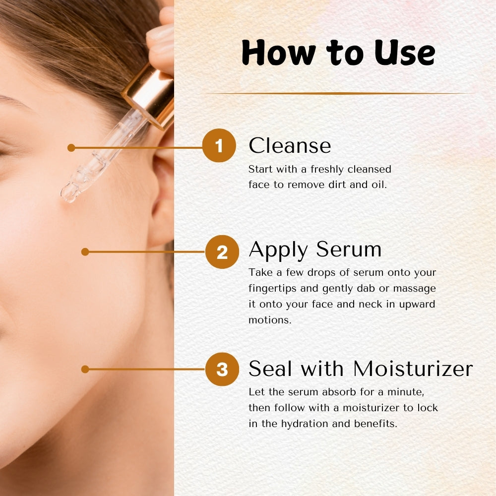 Ayurvedic Face Serum | Natural & Organic Face Serum to Fade Dark Spots & Acne-30ml