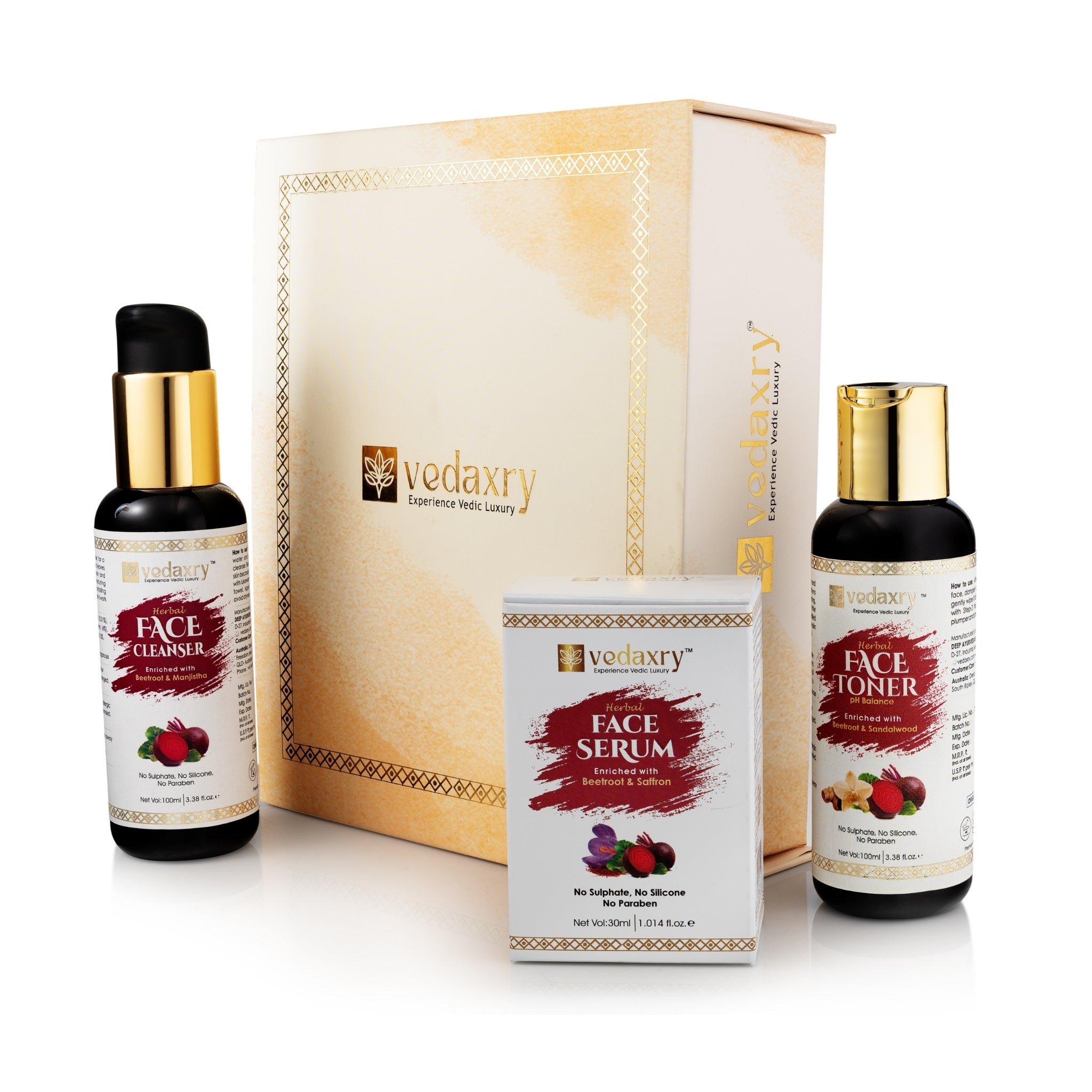 Vedaxry 3 Step Face Care