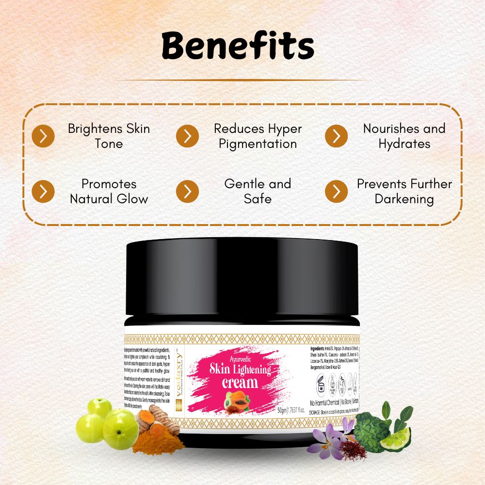 Ayurvedic Skin Lightening Cream | Moisturizer, Foundation & Sunscreen