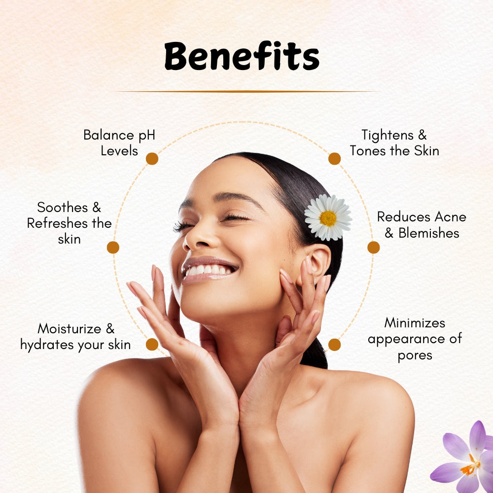 Benefits of Vedaxry Ayurvedic Face Toner