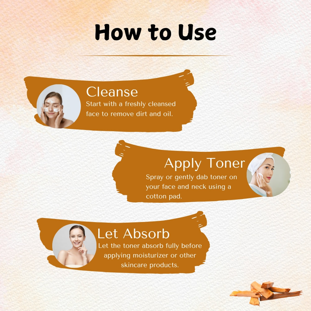 How to use Vedaxry Ayurvedic Face Toner