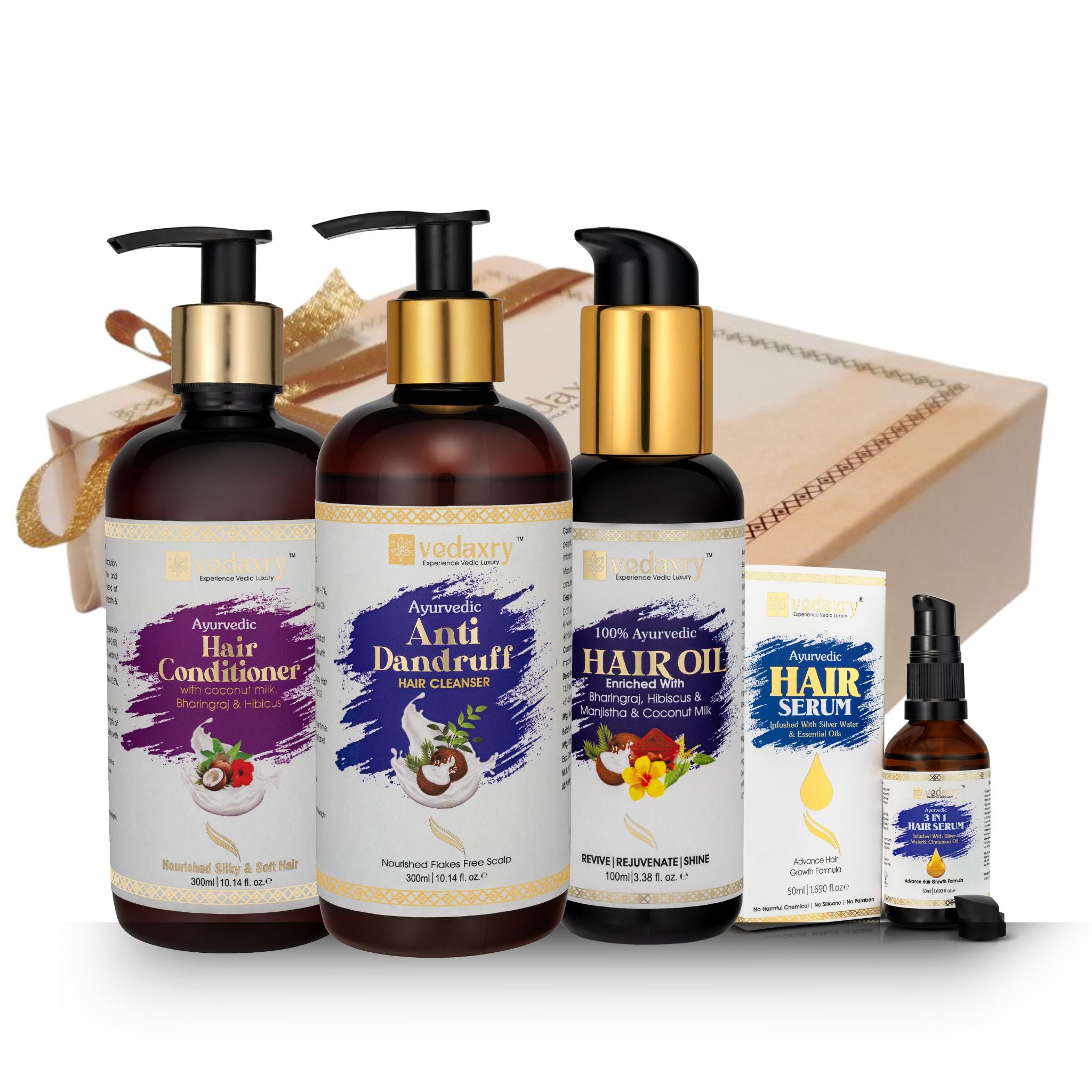 Oily Scalp hair care kit - Hair Cleanser + hair Conditioner + Hair Oil