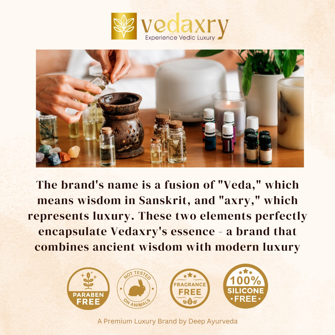 Vedaxry 3 in 1 Hair Serum Infused with Silver Water for hair fall, dandruff, and dullness | 50ml Pack