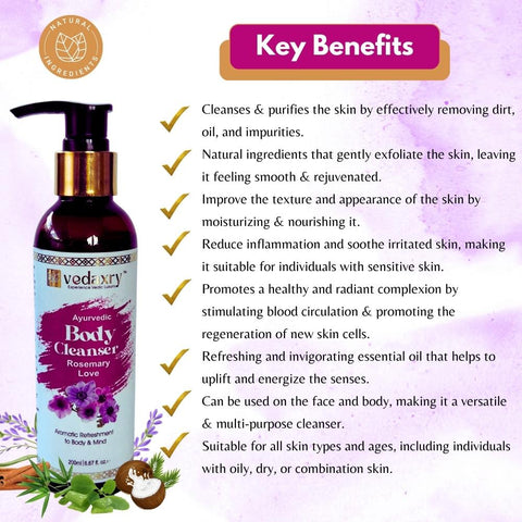 Vedaxry Body Cleanser benefits