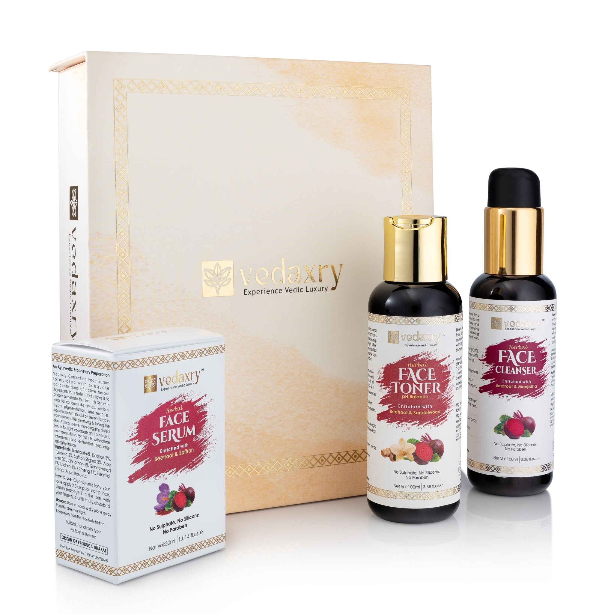 Vedaxry 3 Step Ayurvedic Face Care 