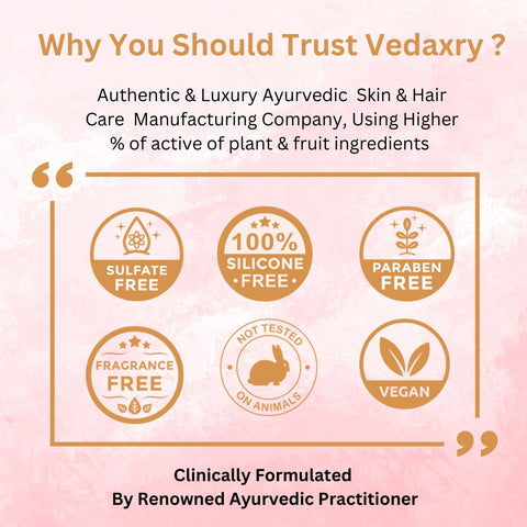 why only vedaxry cleanser