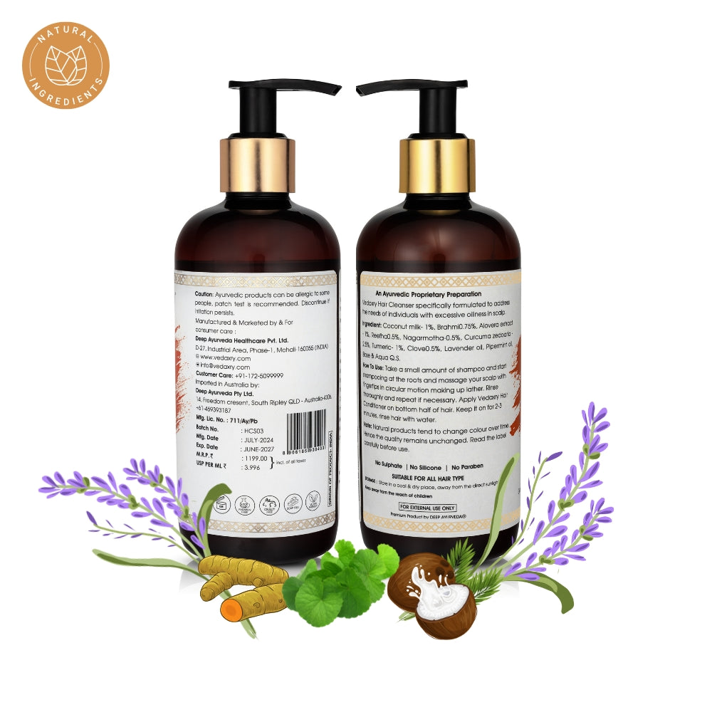 Ayurvedic Hair Cleanser for Oily Scalp