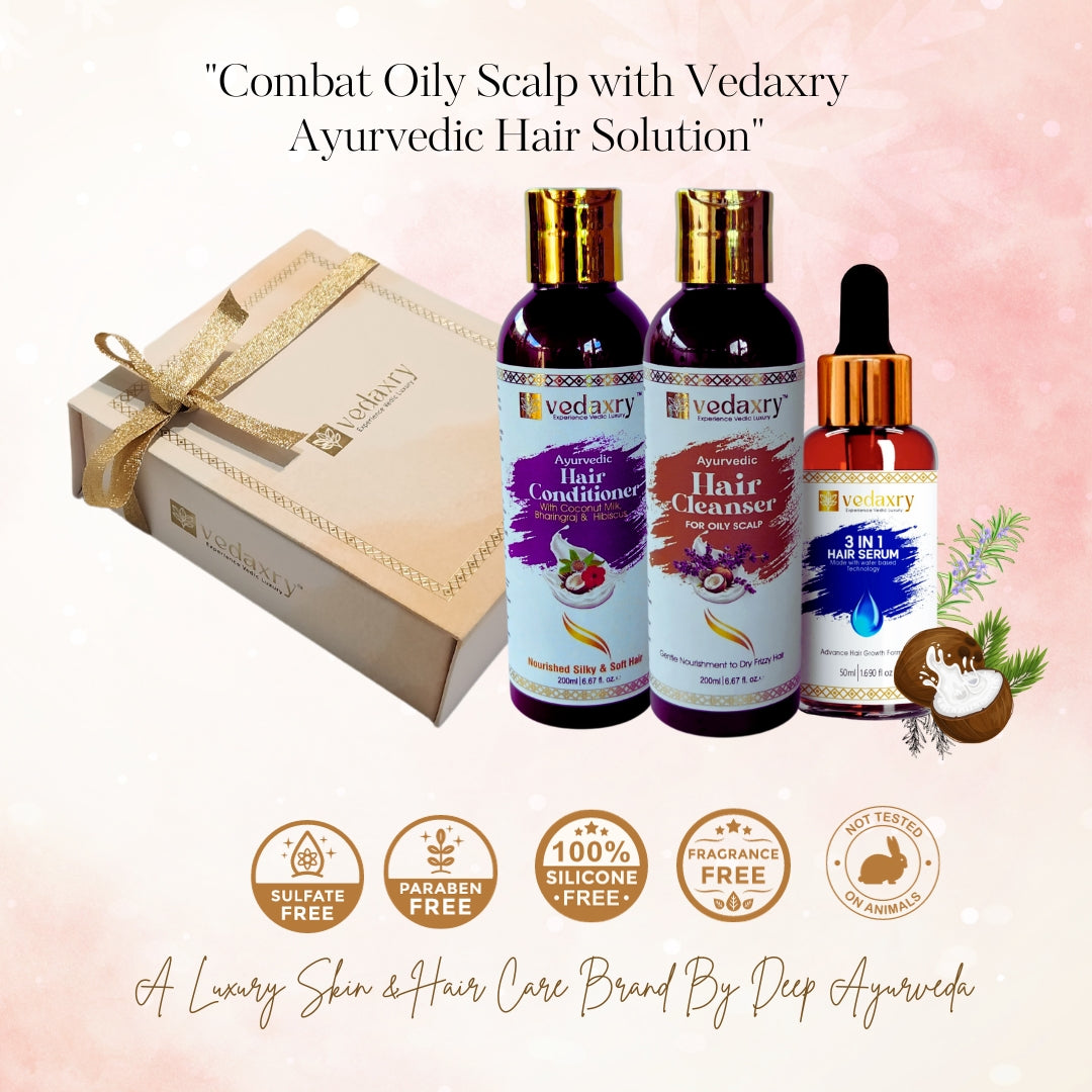 Vedaxry Combo Kit for Oily Hair Scalp