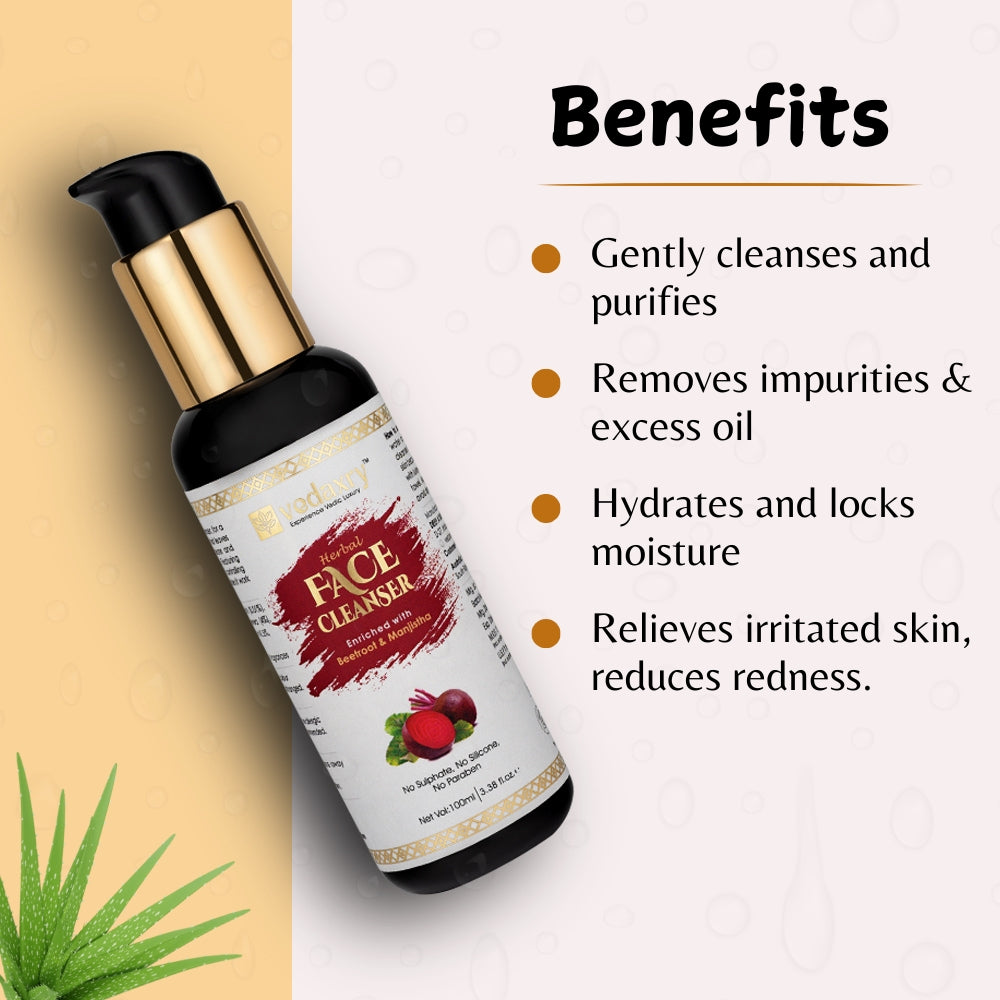 Benefits of Vedaxry Ayurvedic Face Cleanser