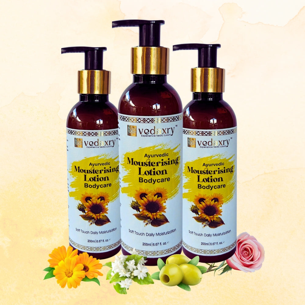Vedaxry Ayurvedic Body Lotion Pack of 3